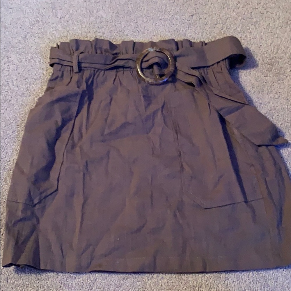 skirt with built in belt